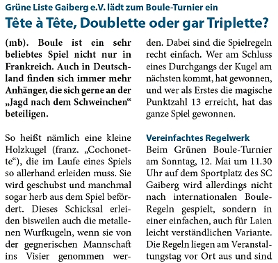 Bammentaler Gaiberger Wiesenbacher Woche  Nr. 18, 02.05.2019